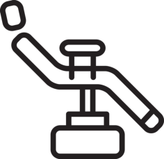 Dental Chair Outline Svg File, Free Vectors File
